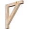 Ekena Millwork Traditional Block Smooth Bracket, Douglas Fir, 3 1/2"W x 26"D x 30"H BKT04X26X30TRA05SDF - alternate 1
